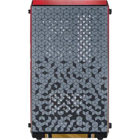 NHL Calgary Flames Home Jersey Cooler Master MasterBox Q300L Mini Tower Skin