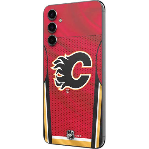 NHL Calgary Flames Home Jersey Galaxy A14 5G Skin