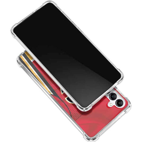 NHL Calgary Flames Home Jersey Galaxy A15 5G Clear Case