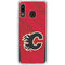 NHL Calgary Flames Home Jersey Galaxy A20 Clear Case