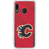 NHL Calgary Flames Home Jersey Galaxy A20 Clear Case