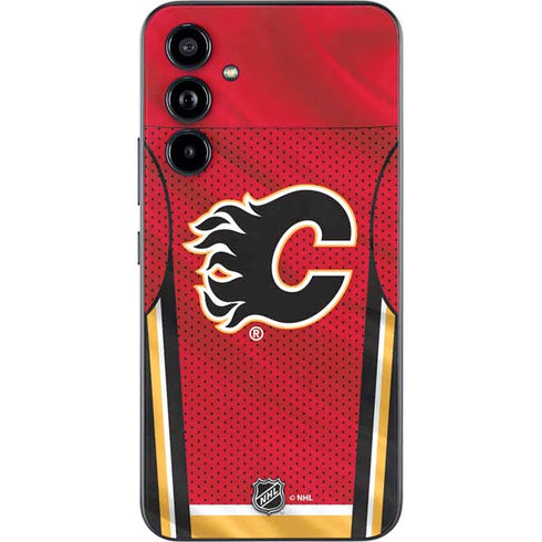 NHL Calgary Flames Home Jersey Galaxy A54 5G Skin