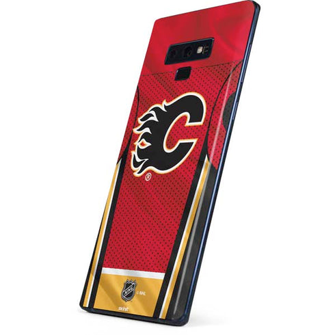 NHL Calgary Flames Home Jersey Galaxy Note 9 Skin