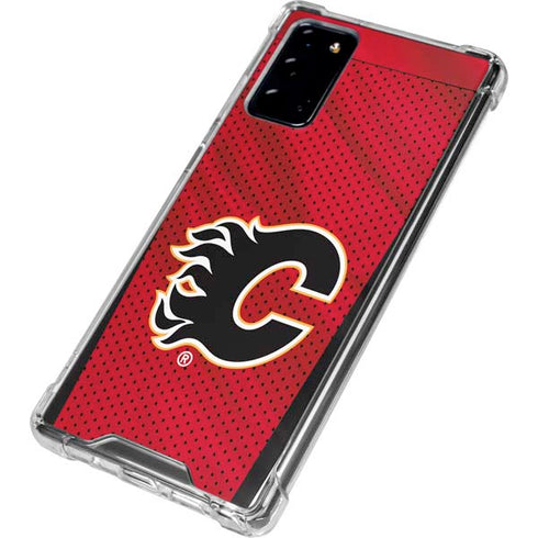 NHL Calgary Flames Home Jersey Galaxy Note20 5G Clear Case