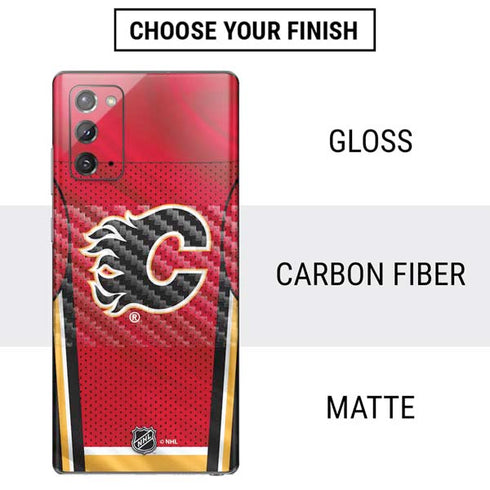 NHL Calgary Flames Home Jersey Galaxy Note20 5G Skin