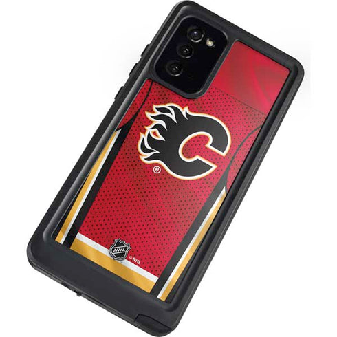 NHL Calgary Flames Home Jersey Galaxy Note20 5G Waterproof Case
