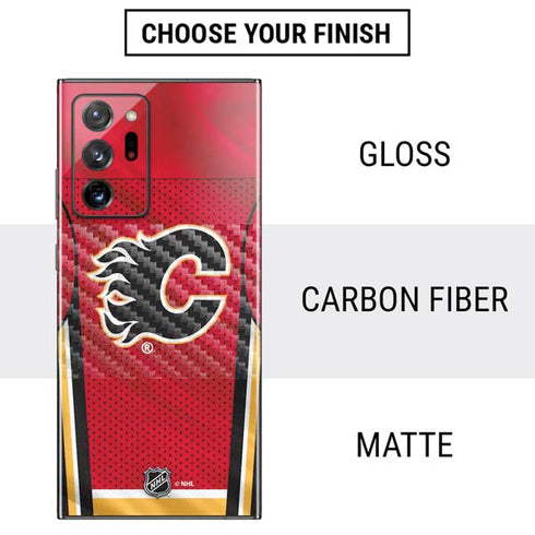 NHL Calgary Flames Home Jersey Galaxy Note20 Ultra 5G Skin