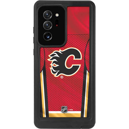 NHL Calgary Flames Home Jersey Galaxy Note20 Ultra 5G Waterproof Case