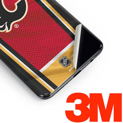 NHL Calgary Flames Home Jersey Galaxy S10 Skin