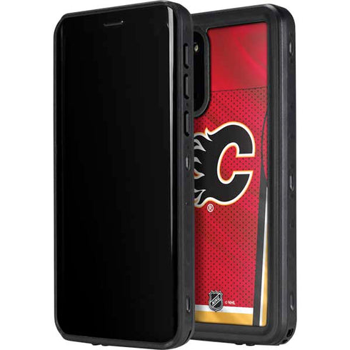 NHL Calgary Flames Home Jersey Galaxy S20 Plus Waterproof Case