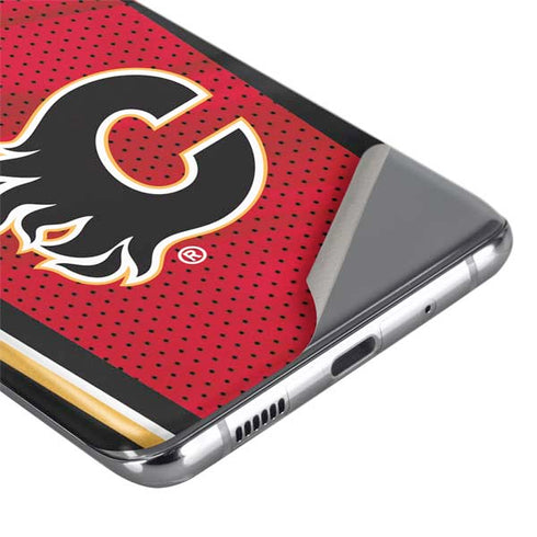 NHL Calgary Flames Home Jersey Galaxy S20 Ultra 5G Skin