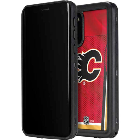 NHL Calgary Flames Home Jersey Galaxy S20 Waterproof Case