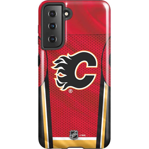 NHL Calgary Flames Home Jersey Galaxy S21 5G Pro Case