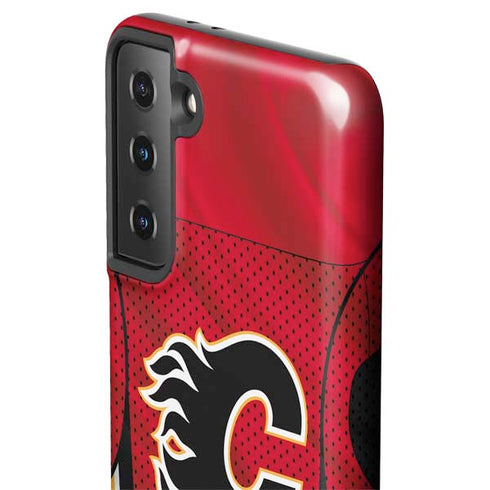 NHL Calgary Flames Home Jersey Galaxy S21 FE Pro Case