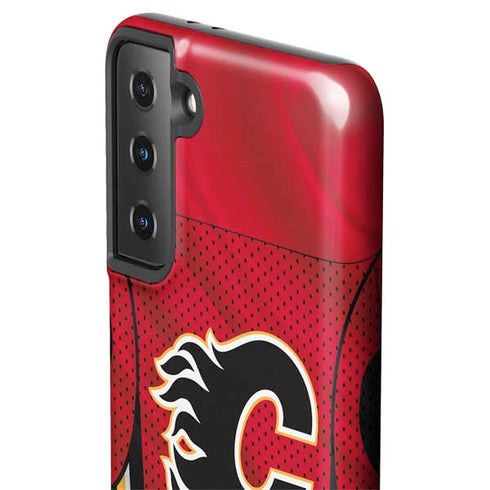 NHL Calgary Flames Home Jersey Galaxy S21 Plus 5G Pro Case