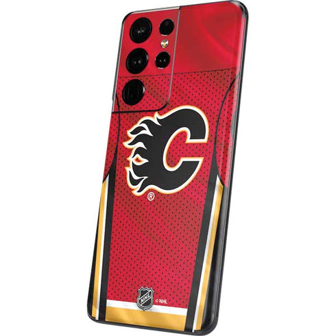 NHL Calgary Flames Home Jersey Galaxy S21 Ultra 5G Skin