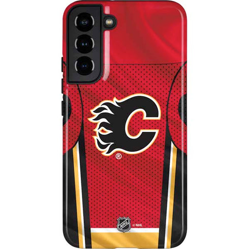 NHL Calgary Flames Home Jersey Galaxy S22 Plus Pro Case
