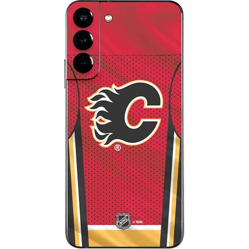 NHL Calgary Flames Home Jersey Galaxy S22 Plus Skin