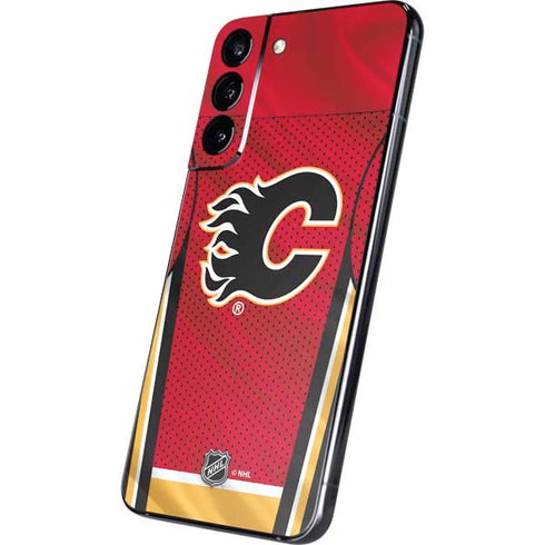 NHL Calgary Flames Home Jersey Galaxy S22 Plus Skin