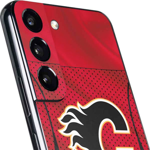 NHL Calgary Flames Home Jersey Galaxy S22 Plus Skin