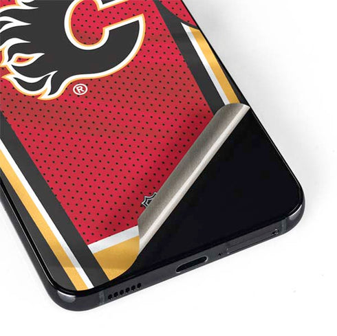 NHL Calgary Flames Home Jersey Galaxy S22 Plus Skin