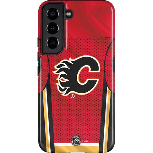NHL Calgary Flames Home Jersey Galaxy S22 Pro Case