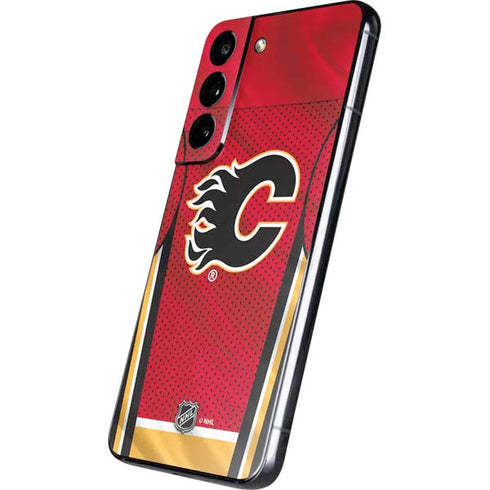 NHL Calgary Flames Home Jersey Galaxy S22 Skin
