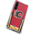 NHL Calgary Flames Home Jersey Galaxy S23 FE Clear Case