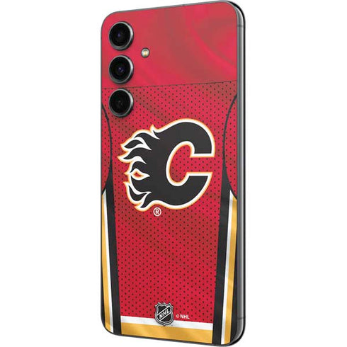 NHL Calgary Flames Home Jersey Galaxy S23 FE Skin