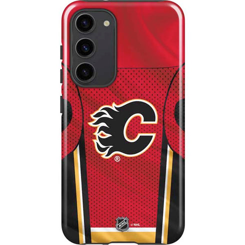 NHL Calgary Flames Home Jersey Galaxy S23 Plus Pro Case