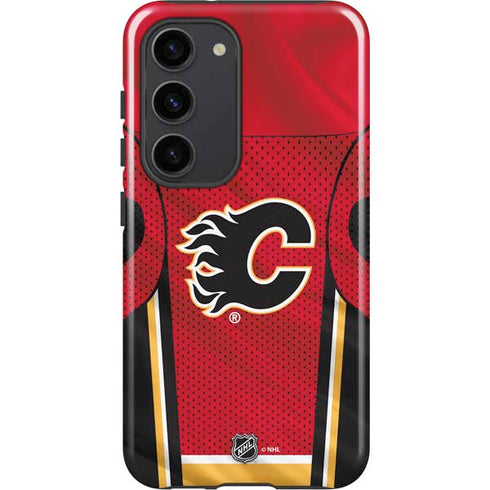 NHL Calgary Flames Home Jersey Galaxy S23 Pro Case