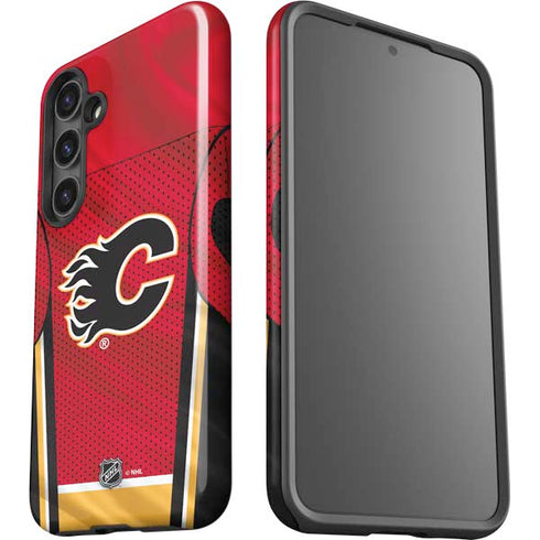 NHL Calgary Flames Home Jersey Galaxy S24 Plus Impact Case