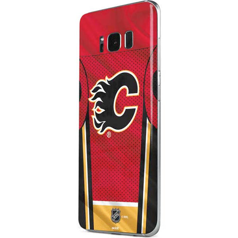 NHL Calgary Flames Home Jersey Galaxy S8 Plus Skin