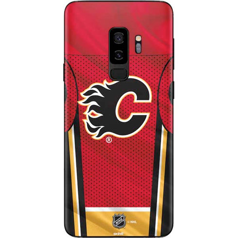 NHL Calgary Flames Home Jersey Galaxy S9 Plus Skin