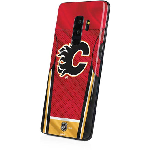 NHL Calgary Flames Home Jersey Galaxy S9 Plus Skin