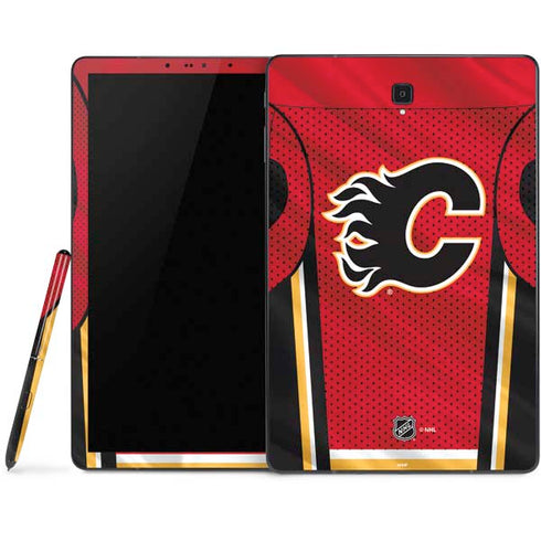 NHL Calgary Flames Home Jersey Samsung Galaxy Tab Skin
