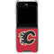NHL Calgary Flames Home Jersey Galaxy Z Flip5 5G Clear Case