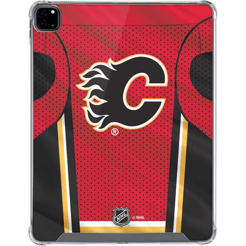 NHL Calgary Flames Home Jersey iPad Pro 12.9in (2020) Clear Case