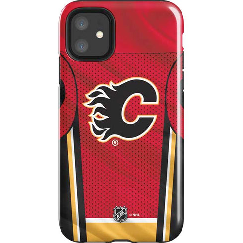NHL Calgary Flames Home Jersey iPhone 11 Impact Case