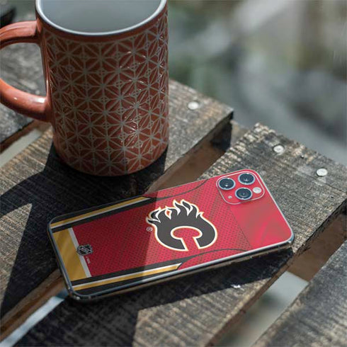 NHL Calgary Flames Home Jersey iPhone 11 Pro Max Skin