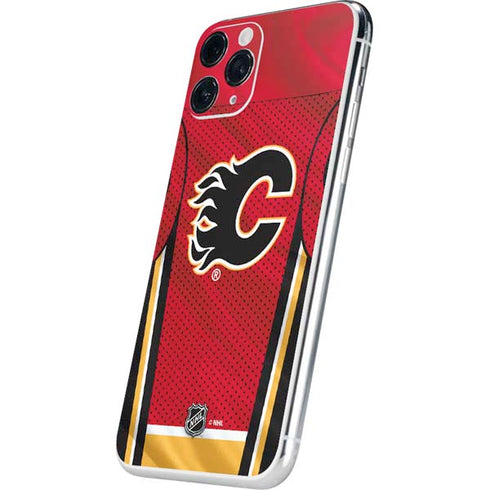 NHL Calgary Flames Home Jersey iPhone 11 Pro Skin