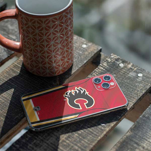 NHL Calgary Flames Home Jersey iPhone 11 Pro Skin