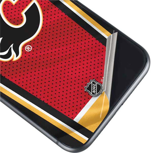 NHL Calgary Flames Home Jersey iPhone 11 Skin