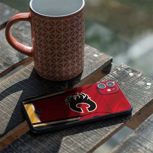 NHL Calgary Flames Home Jersey iPhone 11 Skin