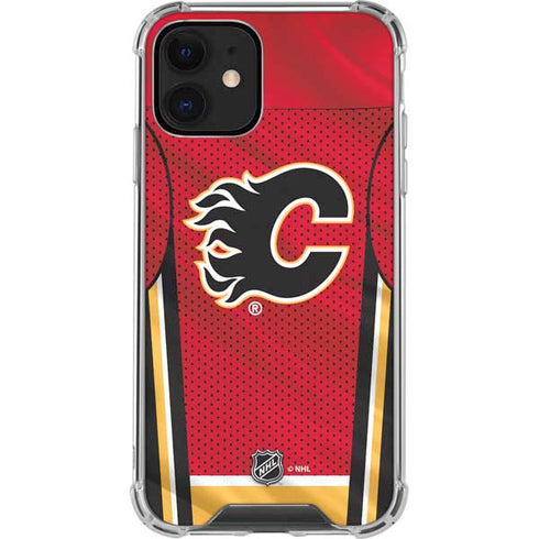 NHL Calgary Flames Home Jersey iPhone 12 Clear Case