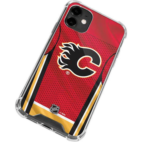 NHL Calgary Flames Home Jersey iPhone 12 Clear Case
