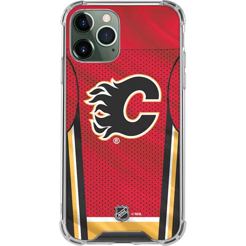 NHL Calgary Flames Home Jersey iPhone 12 Pro Max Clear Case