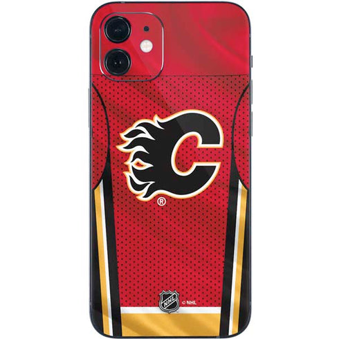NHL Calgary Flames Home Jersey iPhone 12 Skin
