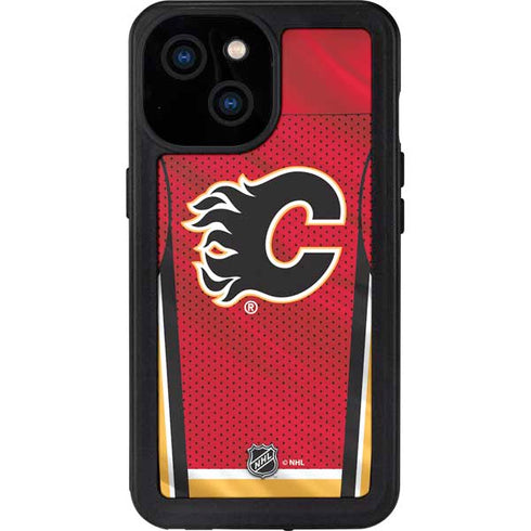 NHL Calgary Flames Home Jersey iPhone 13 Mini Waterproof Case