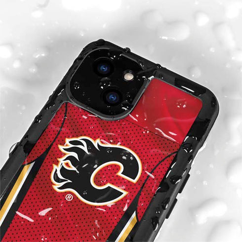 NHL Calgary Flames Home Jersey iPhone 13 Mini Waterproof Case